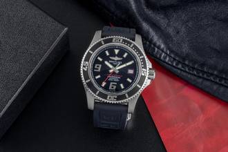 Thumbnail von Breitling Superocean 44 Edelstahl Automatik Herrenuhr Ref. A17391 Klassiker