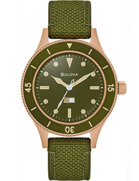  Bulova 98A324 Herrenuhr MIL-SHIPS Bronze 150th Anniversary 41mm 20ATM 