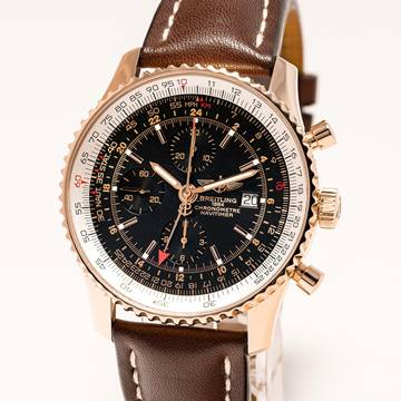  Breitling Navitimer World – Rosegold 46 Limited 1 of 500 – R24322 – like NEW – 03/2007 Full Set 
