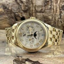 Thumbnail von Patek Philippe Annual Calendar Jahreskalender Gelbgold - FULLSET 2002 deutsch - Ref. 5036/1J-010 German FullSet