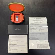 Thumbnail von Patek Philippe Calatrava Calatrava Diamant - FULLSET 1978 deutsch - 18kt Weißgold - Ref. 4182/1