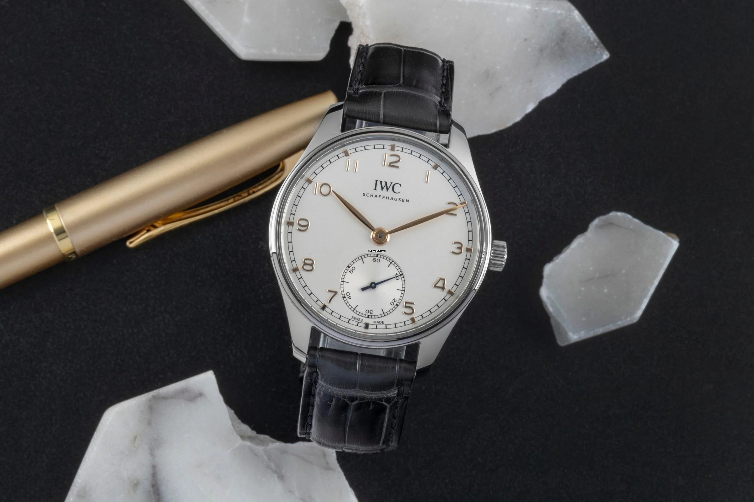 IWC Portugieser Automatik Stahl Automatik Herrenuhr Ref. IW358303 Box & Papiere 2023
