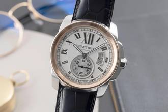 Thumbnail von Cartier Calibre de Cartier Stahl / Gold Automatik Herrenuhr Ref. W7100011