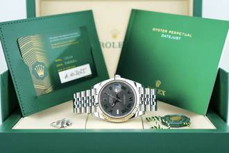 Thumbnail von Rolex Datejust 41 Jubilee Wimbledon Dial - Box+Papers - Unpolished 126334 2025