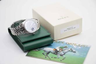 Thumbnail von Rolex Datejust 36 perfekte 16220 Y-Serie aus 2002 mit neuem Service