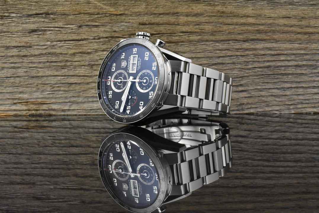  TAG Heuer Carrera Calibre 16 Day Date 43 Chronograph Black Ceramic / Black Dial Automatik 