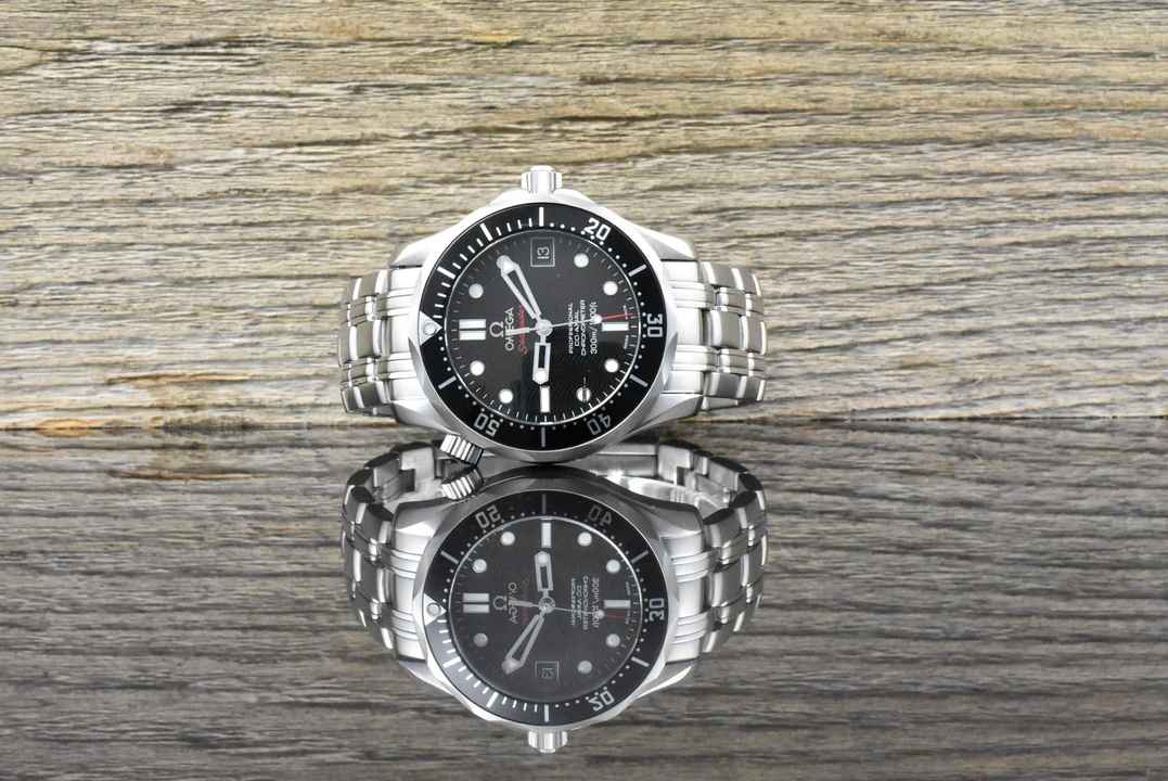  Omega Seamaster Diver 300 M Co Axial 36MM Mid Size Black Dial - Full Set 