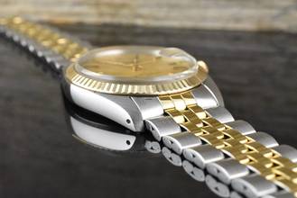 Thumbnail von Tudor Prince Oysterdate 75203 by Rolex Automatic Gold Linen Dial Tritium 1983