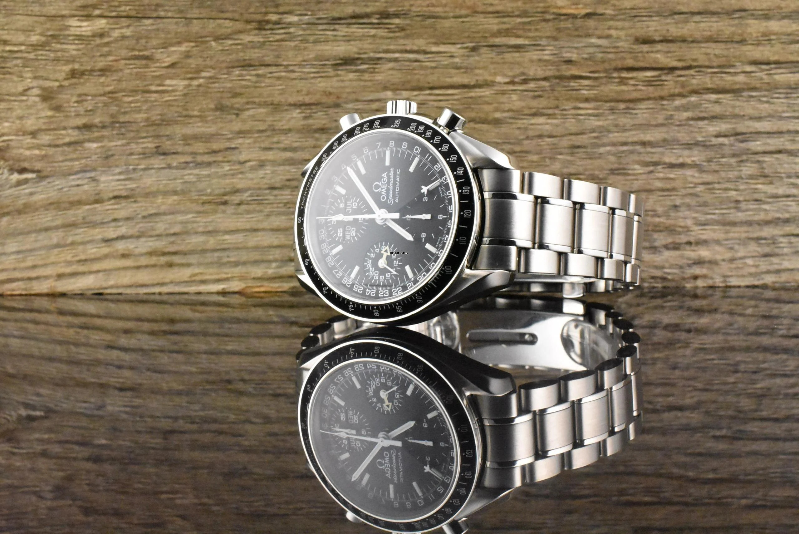 Omega Speedmaster Day Date Tripel Date - Nice Vintage - Red Card