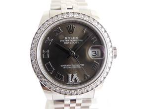 Thumbnail von Rolex Datejust 31 original Whitegold Diamond Bezel