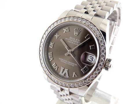 Rolex Datejust 31 original Whitegold Diamond Bezel