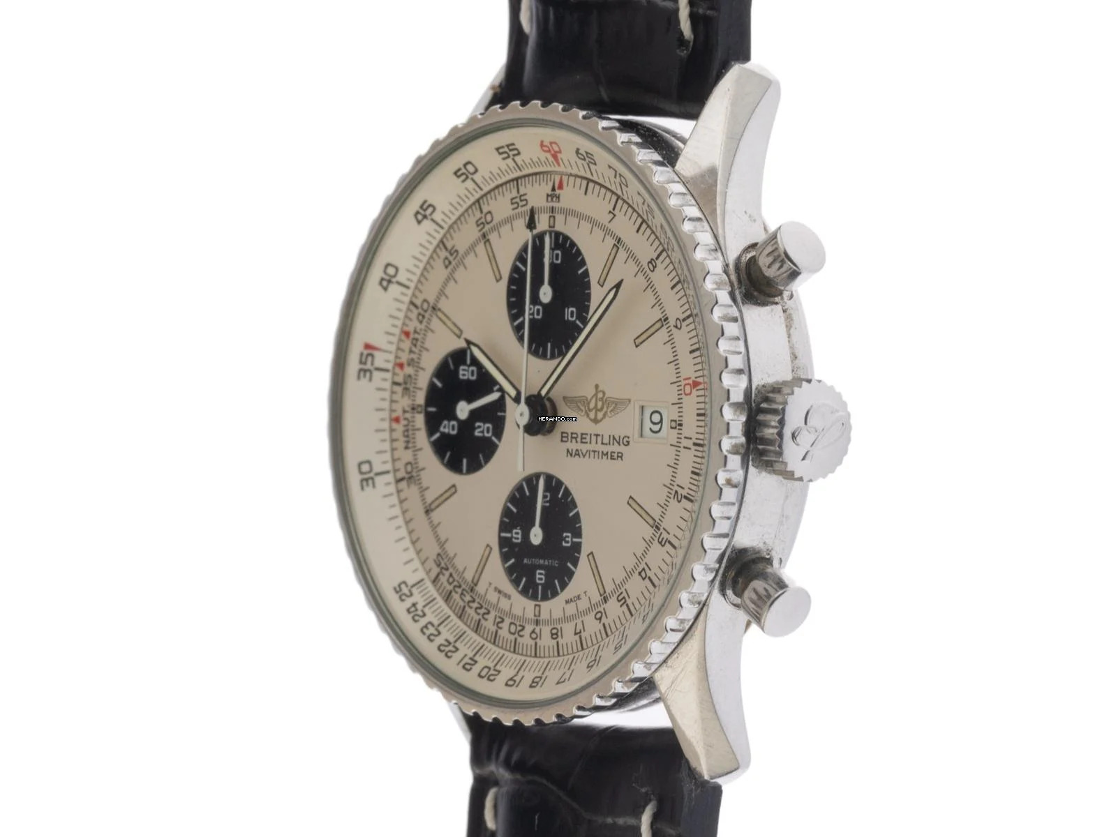  Breitling Old Navitimer Ref.81610 2005 original Box sehr gut Vintage Old Navitimer Chronograph 