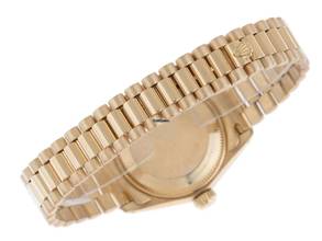 Thumbnail von Rolex Lady-Datejust Ref.6917 1980 Box&Beschreibung sehr gut Vintage Datejust Lady 18kt Gelbgold Diamanten 78g