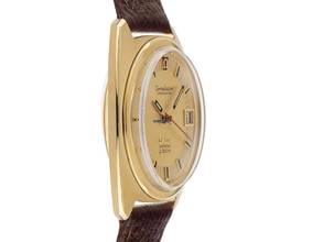 Thumbnail von Omega Constellation Quartz Electroquarz 300Hz Ref.198.002 1972 original Box sehr gut Vintage Constellation Electronicquarz f300Hz 18kt Gelbgold 66g