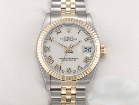  Rolex Datejust 31 Medium Stahl Gelbgold 750 Automatik Gold Stahl Stainless Steel 18kt Yellow Gold Jubilé-band Chronometer Oyster 