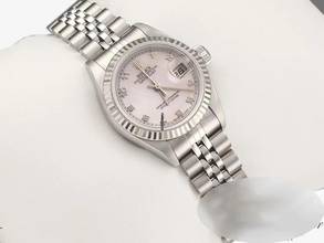 Thumbnail von Rolex Lady-Datejust Edelstahl Weissgold 750 Cacholong Automatik Stahl Stainless Steel 18kt White Gold Jubilé-band Chronometer Oyster