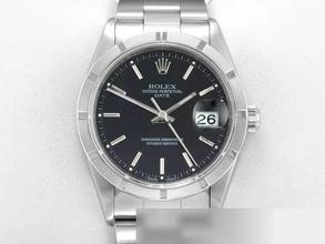 Thumbnail von Rolex Lady-Datejust Date Edelstahl 34mm Edelstahl 15210 2006 Damen Herren Datejust Stahl Stainless Steel Oyster-band Chronometer Black Dial