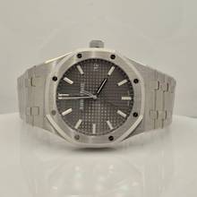 Thumbnail von Audemars Piguet Royal Oak 41mm Full Steel Automático Fundo Cinza Completo