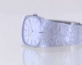 Thumbnail von IWC 18K Weißgold Dresswatch 750 gold Jumbo Automatic Milanaise ultra rar