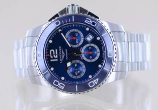 Thumbnail von Longines HydroConquest Chronograph Diver Stahl Automatic blue Dial 43mm B+P