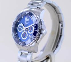 Thumbnail von Longines HydroConquest Chronograph Diver Stahl Automatic blue Dial 43mm B+P