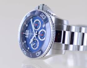 Thumbnail von Longines HydroConquest Chronograph Diver Stahl Automatic blue Dial 43mm B+P