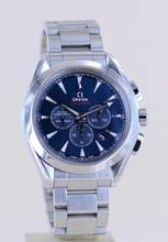 Thumbnail von Omega Seamaster Aqua Terra Chronograph 44mm blue Dial Olympic B+P