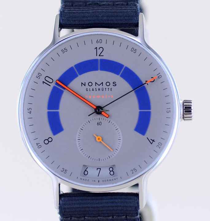  NOMOS Autobahn Neomatik 41mm sports gray Dial Textilband B+P 