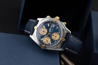 Thumbnail von Breitling Chronomat Chronograph Stahl / Gold Automatik Herrenuhr Ref. B13050.1