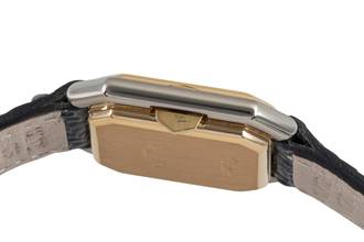 Thumbnail von Cartier Ceinture Stahl / Gold Handaufzug Damenuhr Ref. 7821