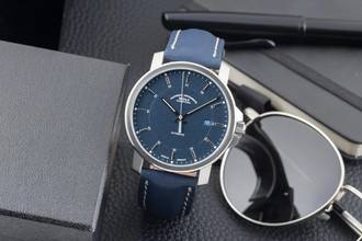 Thumbnail von Mühle 29er Stahl Automatik Herrenuhr Ref. M1-25-72-200-LB Box & Papiere 2023