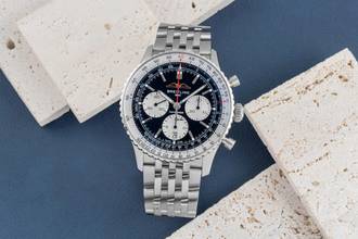 Thumbnail von Breitling Navitimer 1 B01 Chronograph 43 Stahl Automatik AB0138211B1P1 NP 9650 