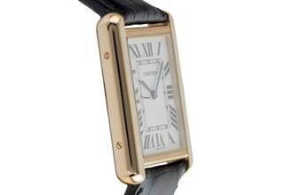 Thumbnail von Cartier Tank Solo 18k (0,750) Gold Quarz Herrenuhr Ref. W1018855 B&P 2024