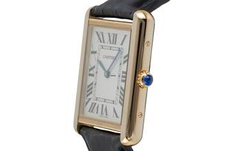Thumbnail von Cartier Tank Solo 18k (0,750) Gold Quarz Herrenuhr Ref. W1018855 B&P 2024