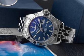 Thumbnail von Breitling Galactic 41 Stahl Automatik Herrenuhr Ref. A49350L2/C929 B&P 2019