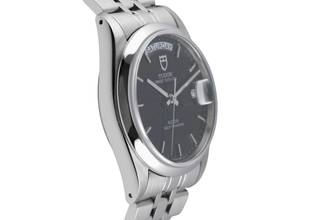 Thumbnail von Tudor Prince Date Day Black Dial Edelstahl Automatik Herren Ref. 76200 Papiere