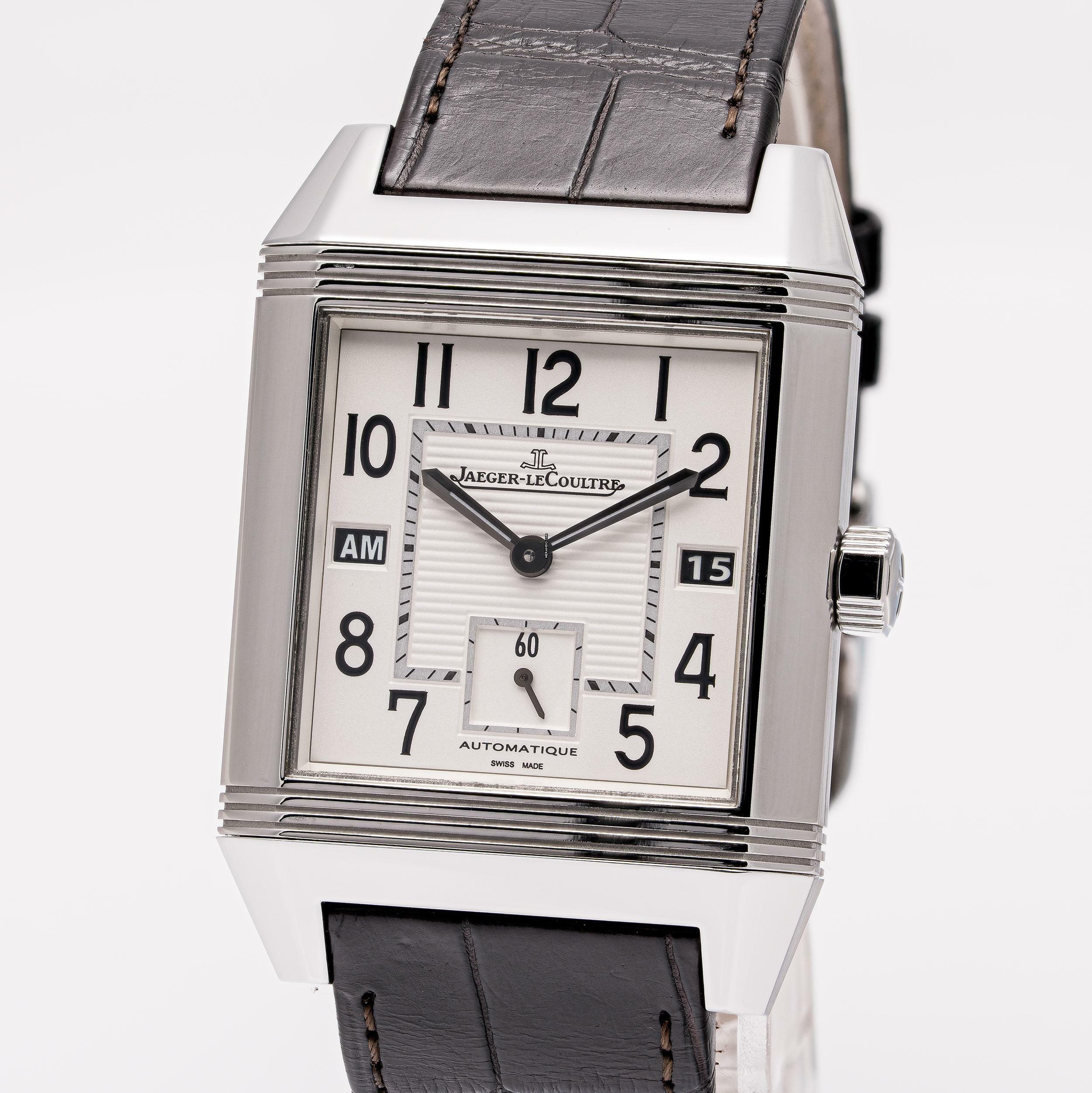  Jaeger-LeCoultre Reverso Squadra Hometime White – 230.8.77 – like NEW – 07/2007 Full Set 