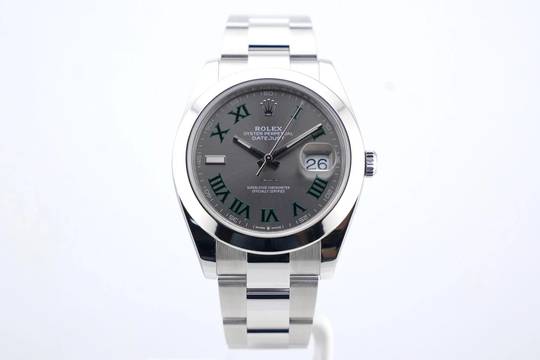  Rolex Datejust 41 Wimbledon Oyster Box+Papers 126300 2020 