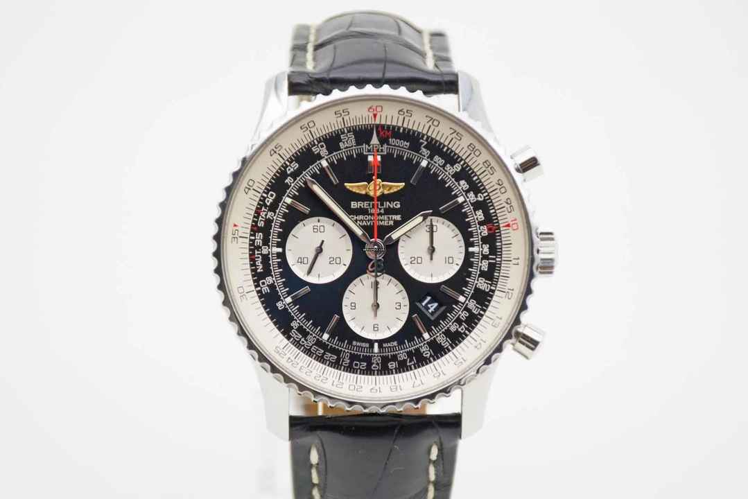  Breitling Navitimer 1 B01 Chronograph 46 perfektes AB0127 Fullset LC100 mit Erstkaufbeleg 