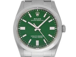 Thumbnail von Rolex Oyster Perpetual 36 Green Ref.126000 2022 Full Set Ungetragen Oyster Perpetual Green Dial