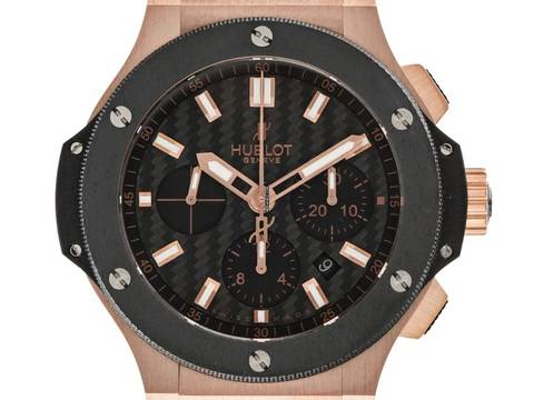  Hublot Big Bang 44 mm Ref.301.PM.1780.6R 2017 Box&Beschreibung wie Neu Vintage Big Bang 18kt Roségold Chronograph Faltschließe 