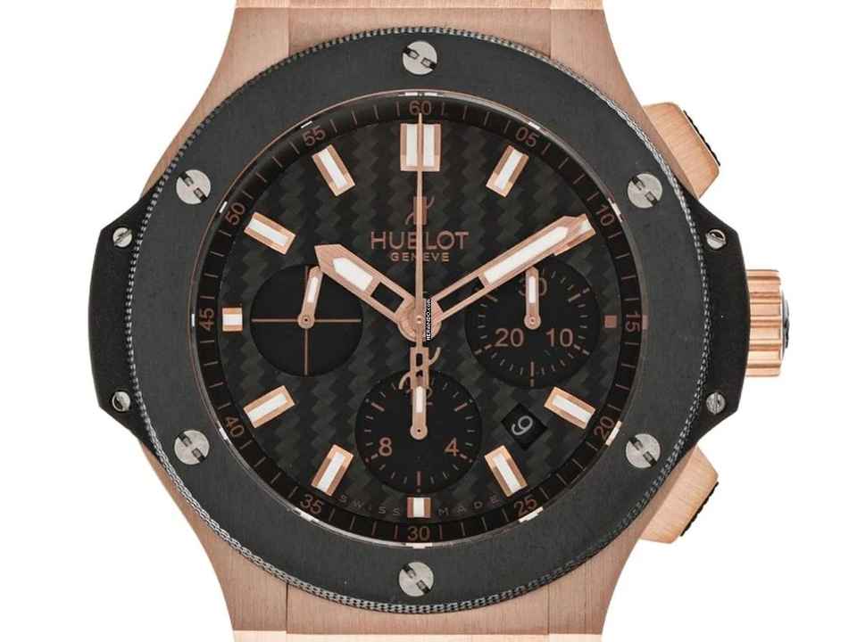  Hublot Big Bang 44 mm Ref.301.PM.1780.6R 2017 Box&Beschreibung wie Neu Vintage Big Bang 18kt Roségold Chronograph Faltschließe 