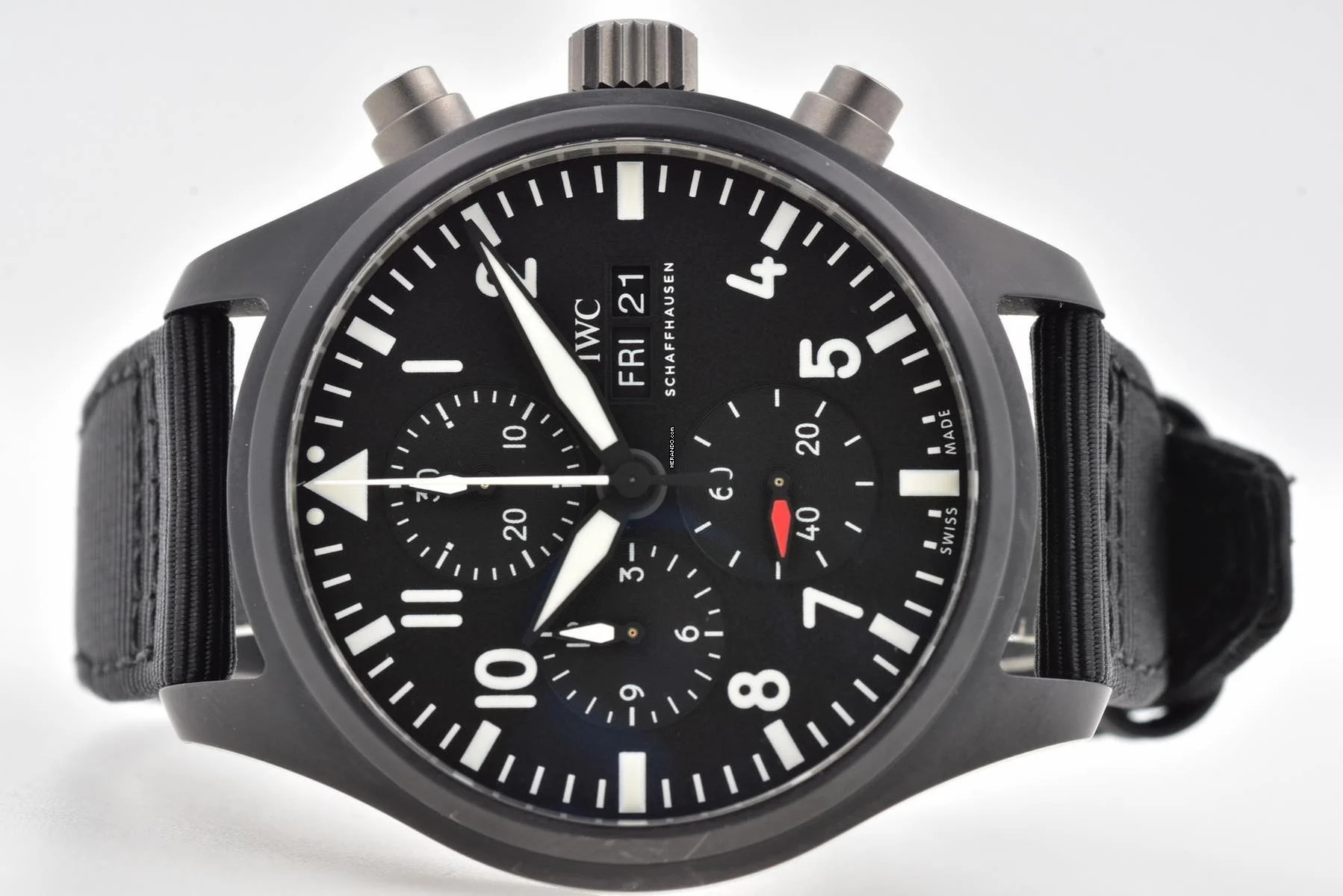 IWC Fliegeruhr Chronograph Top Gun Fliegerchronograph Pilot TOP GUN Keramik IW389101