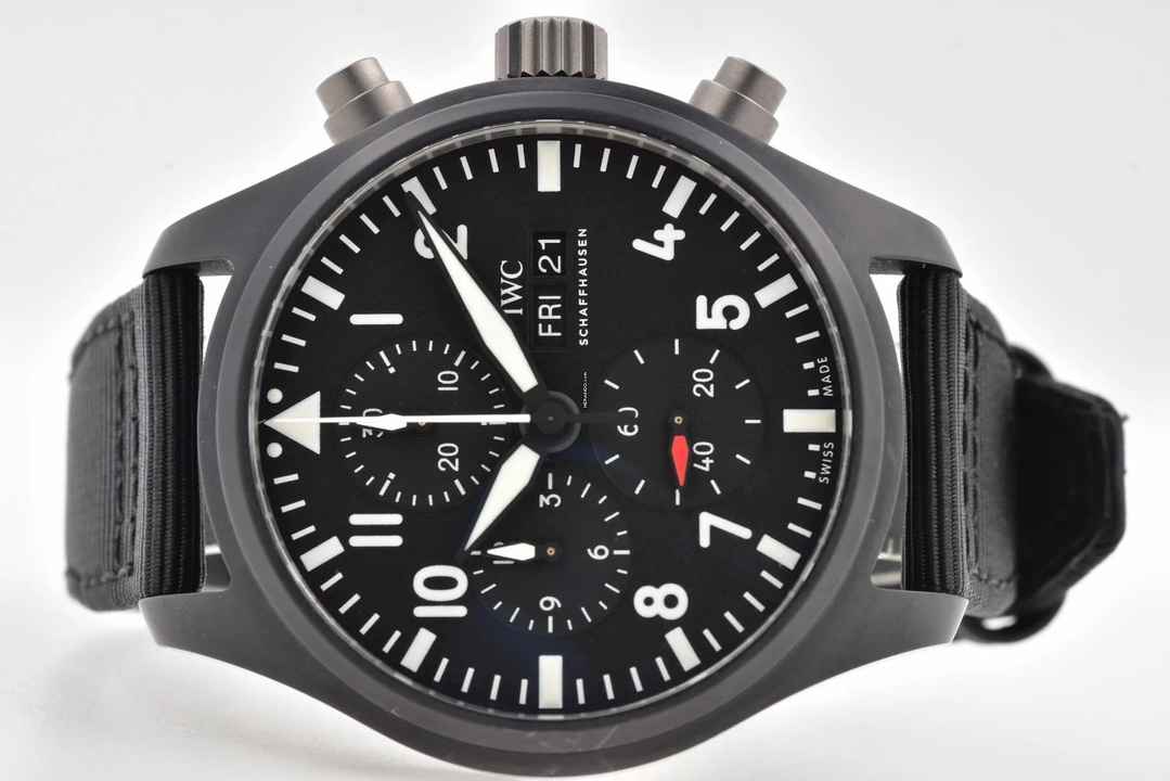  IWC Fliegeruhr Chronograph Top Gun Fliegerchronograph Pilot TOP GUN Keramik IW389101 