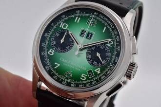 Thumbnail von Carl F. Bucherer Heritage Bicompax Annual Calendar Big Date Limited Edition Green Dial 1 out of 88 10803.08