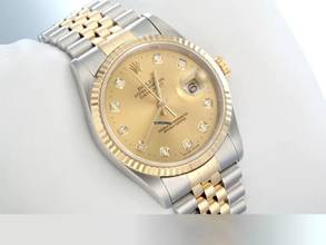 Thumbnail von Rolex Datejust 36 36mm 16233 1997 Stahl Gelbgold 750 Diamanten Automatik Stainless Steel 18kt Yellow Gold Jubilé-band Chronometer Oyster