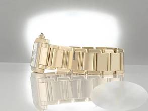 Thumbnail von Cartier Tank Française Gelbgold 750 Damen Damenuhr 18kt Yellow Gold