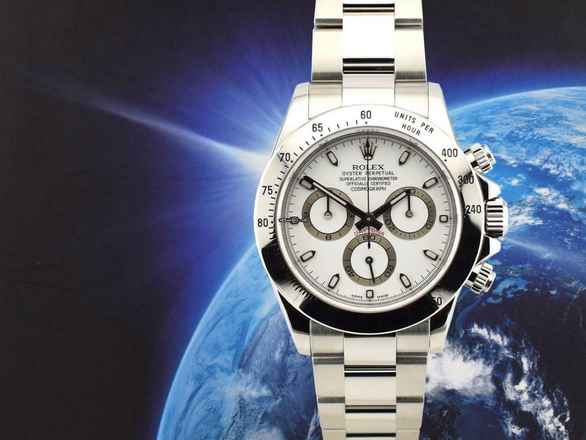  Rolex Daytona Cosmograph Daytona 116520 White Aph Dial - Like New 2010 