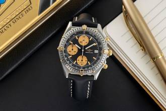 Thumbnail von Breitling Chronomat Chronograph Stahl Automatik Herren Ref. B13055 Papiere 1997