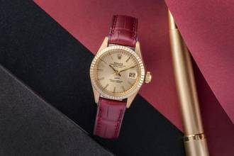 Thumbnail von Rolex Lady-Datejust 18k (0,750) Gold Automatik Damenuhr Ref. 6917 Vintage